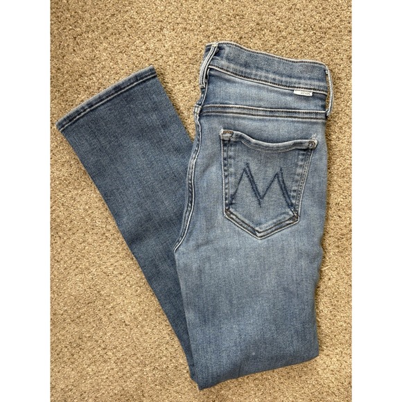 MOTHER Denim - MOTHER WOMENS JEANS THE MID RISE DAZZLER ANKLE JEANS SIZE 27